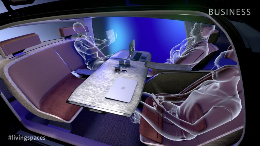 Gen.Travel concept dans sa configuration business // Source : Volkswagen Gen.Travel concept dans sa configuration business // Source : Volkswagen