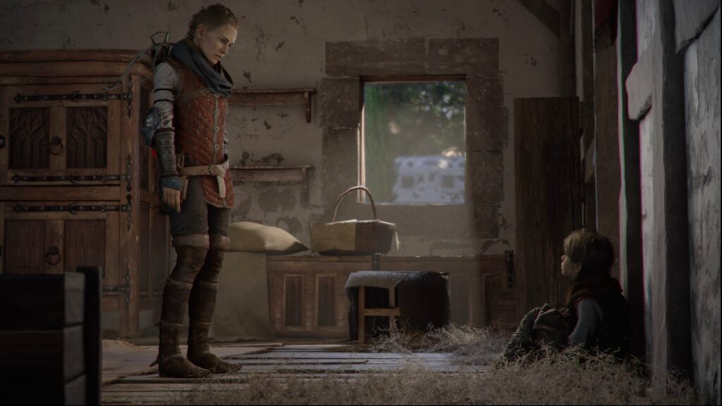 Amicia et Hugo dans A Plague Tale : Requiem. // Source : Asobo / capture d'écran Numerama Amicia et Hugo dans A Plague Tale : Requiem. // Source : Asobo / capture d'écran Numerama