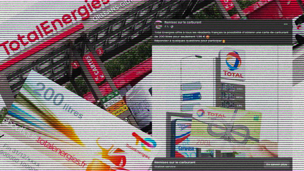 Les arnaques tirant profit de la pénurie d'essence sur Facebook // Source : Montage Numerama Les arnaques tirant profit de la pénurie d'essence sur Facebook // Source : Montage Numerama