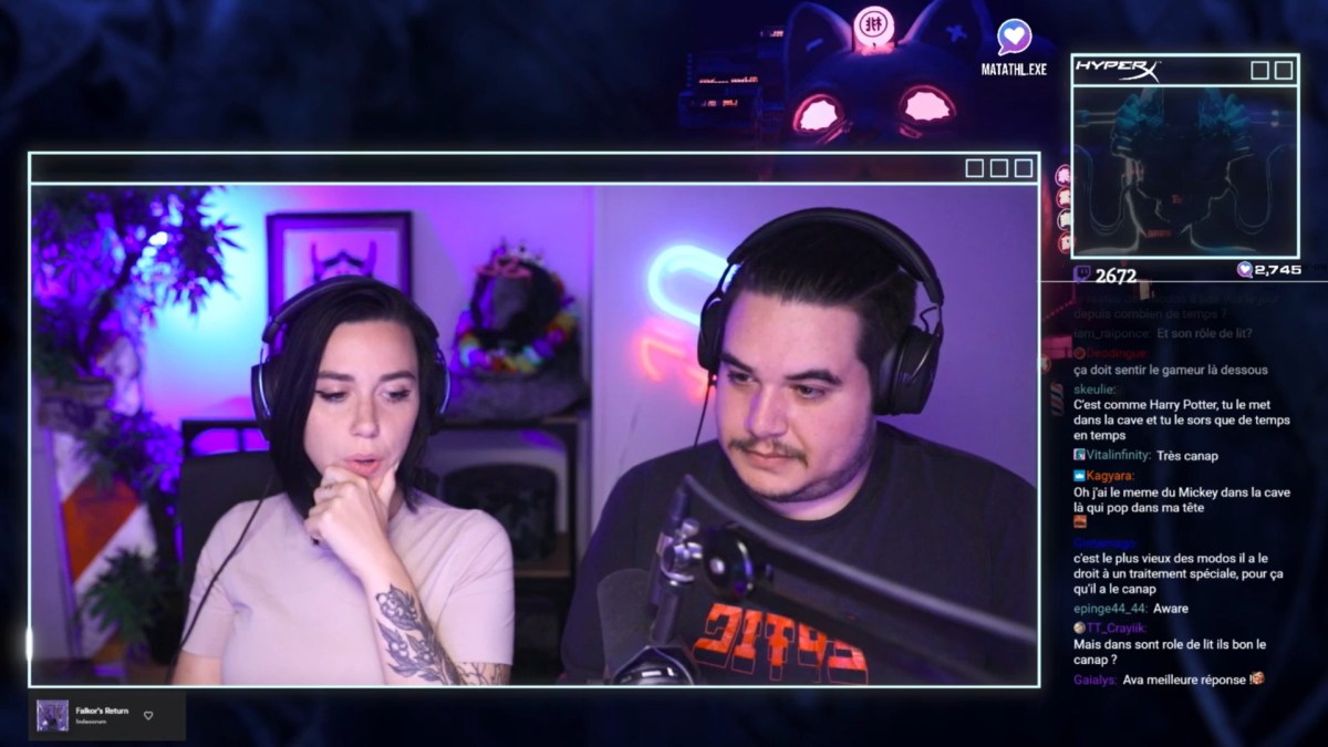 Ava Mind et son modérateur Zenvious discutent de la reconnaisse du travail des modérateurs. // Source : Twitch // Source : Twitch.tv/avamind Ava Mind et son modérateur Zenvious discutent de la reconnaisse du travail des modérateurs. // Source : Twitch // Source : Twitch.tv/avamind