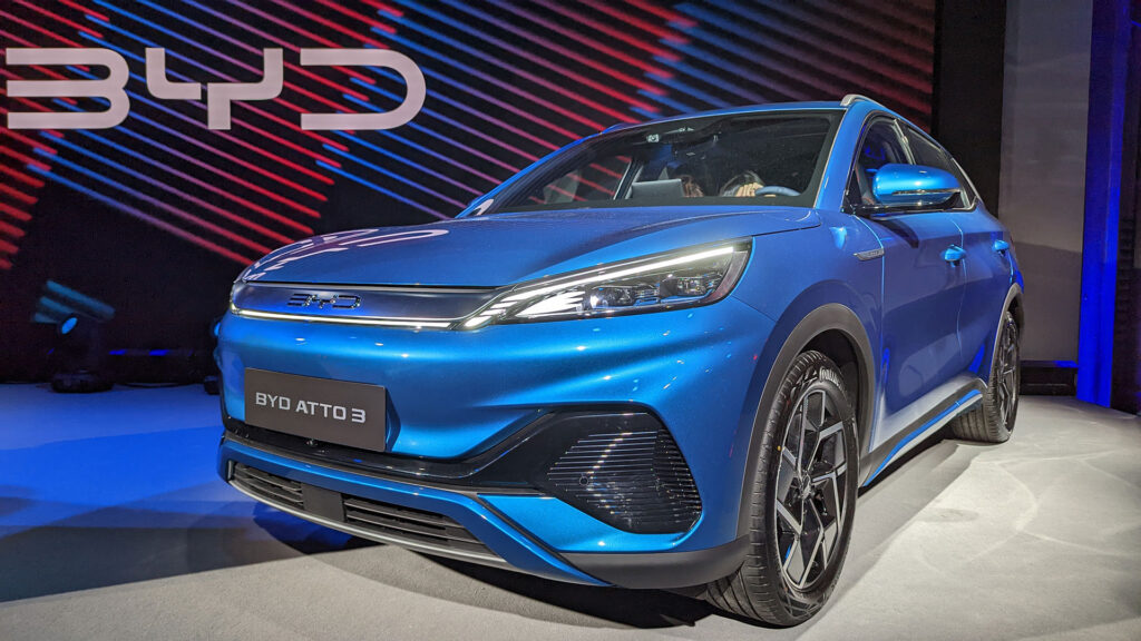 BYD Atto3 // Source : Raphaelle Baut pour Numerama BYD Atto3 // Source : Raphaelle Baut pour Numerama