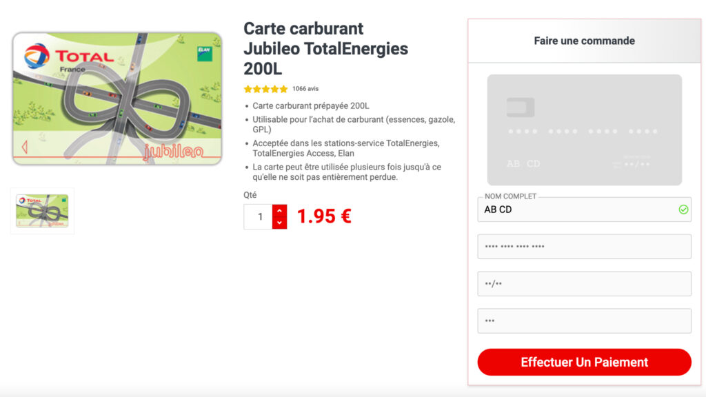 Le site vous demande de rentrer vos coordonnées bancaires : il ne faut surtout pas le faire // Source : Capture d'écran Numerama Le site vous demande de rentrer vos coordonnées bancaires : il ne faut surtout pas le faire // Source : Capture d'écran Numerama