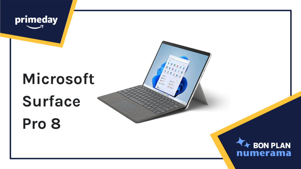 Microsoft Surface Pro 8 // Source : Numerama Microsoft Surface Pro 8 // Source : Numerama