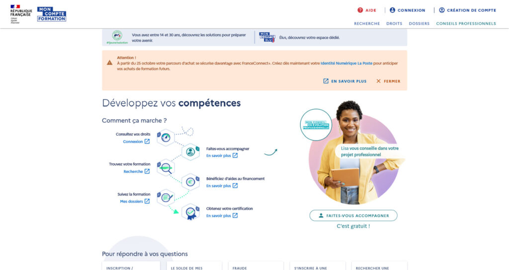 CPF FranceConnect CPF FranceConnect