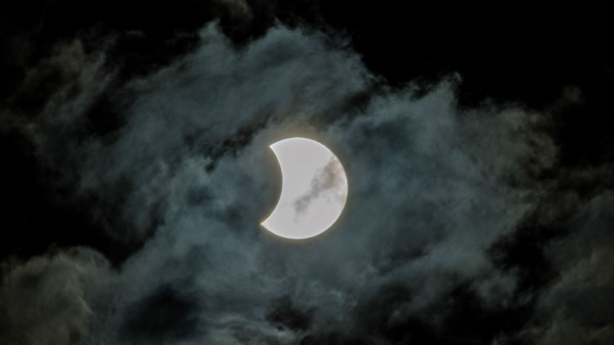 Éclipse solaire. // Source : Canva Éclipse solaire. // Source : Canva