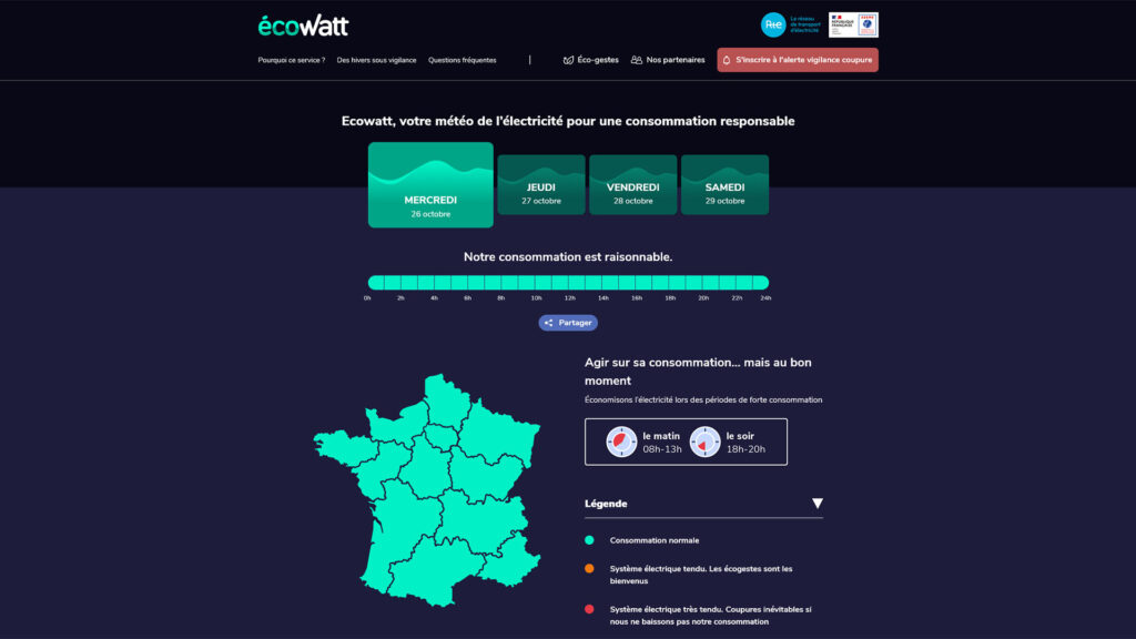 Ecowatt site Ecowatt site