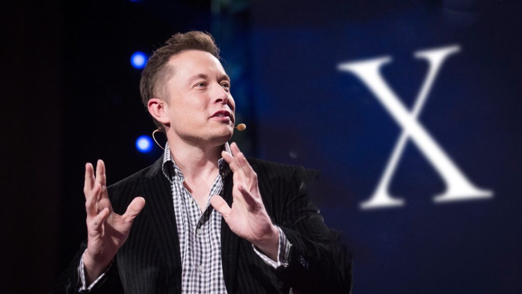 Elon Musk a mentionné l’idée de remplacer Twitter par X, l’app qui fait tout. // Source : Montage Numerama Elon Musk a mentionné l’idée de remplacer Twitter par X, l’app qui fait tout. // Source : Montage Numerama