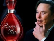 Elon Musk et son parfum "poils brûlés" // Source : YouTube/Montage Nino Barbey pour Numerama
