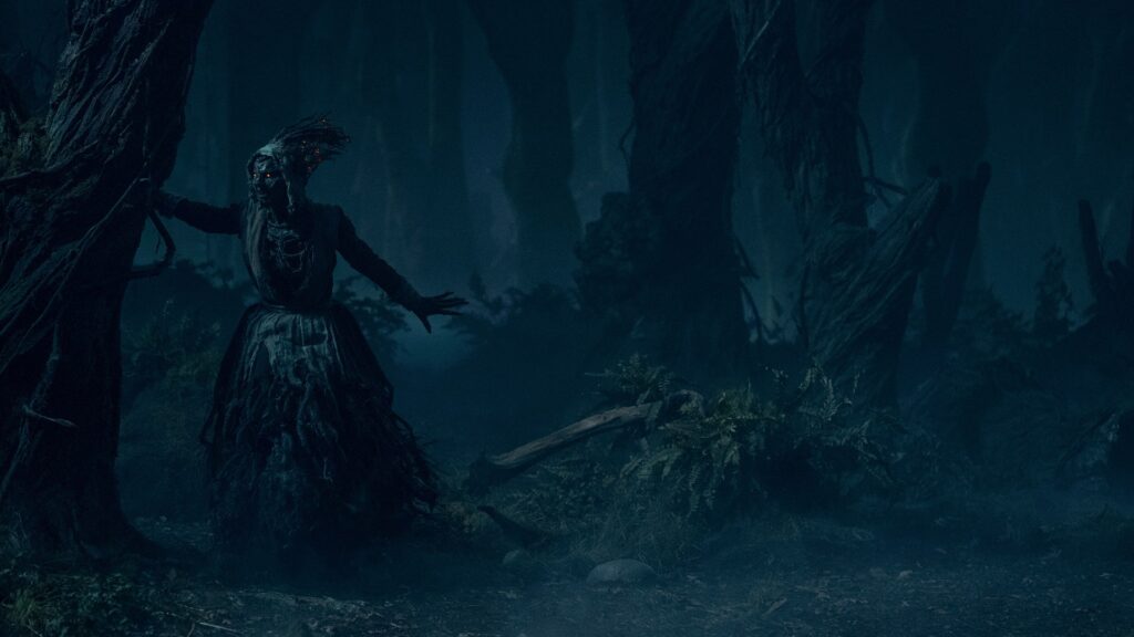 La sublime sorcière de l'épisode 6, Cauchemars de passage // Source : Ken Woroner/Netflix La sublime sorcière de l'épisode 6, Cauchemars de passage // Source : Ken Woroner/Netflix