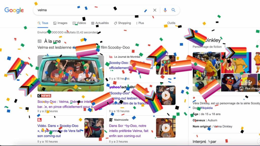 Vera a droit à sa petite animation sur Google // Source : Capture d'écran Numerama Vera a droit à sa petite animation sur Google // Source : Capture d'écran Numerama