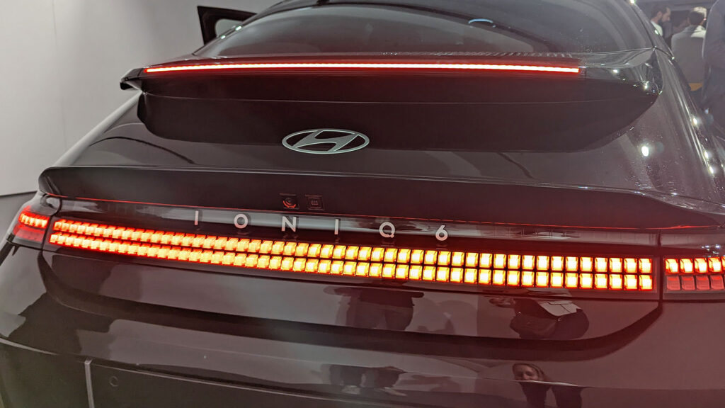Hyundai ioniq 6 // Source : Raphaelle Baut pour Numerama Hyundai ioniq 6 // Source : Raphaelle Baut pour Numerama