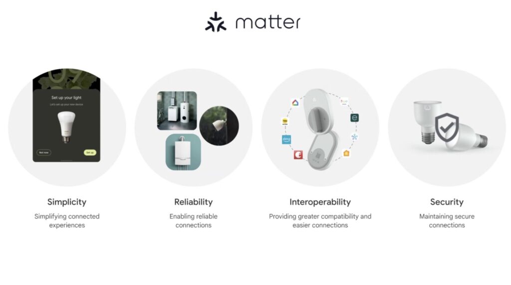 Le protocole Matter permettre l'ajout d'objets directement depuis l'interface d'Android. // Source : Google Le protocole Matter permettre l'ajout d'objets directement depuis l'interface d'Android. // Source : Google
