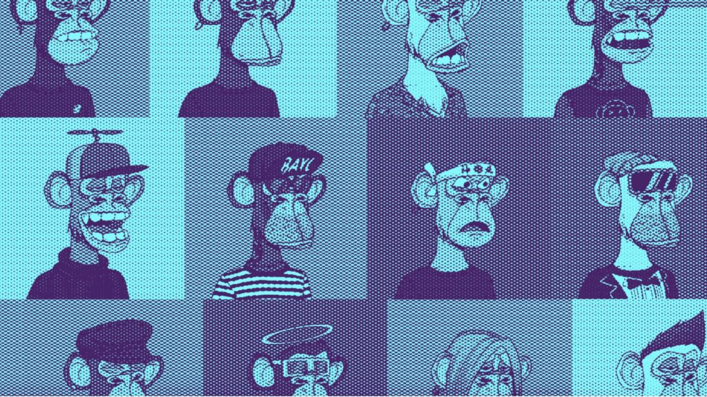 Des NFT Bored Ape Yacht Club // Source : Numerama Des NFT Bored Ape Yacht Club // Source : Numerama