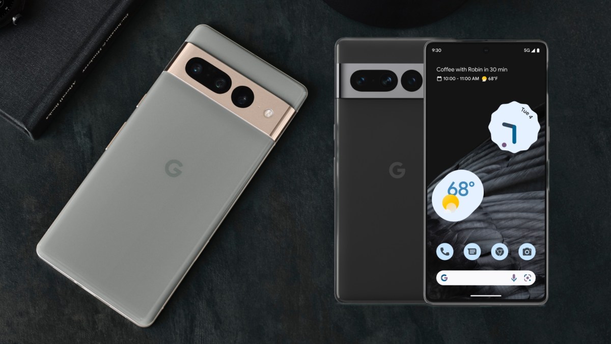 Le Google Pixel 7 Pro reprend le design du Pixel 6 Pro, avec un aluminium poli pour monter en gamme. // Source : Google Le Google Pixel 7 Pro reprend le design du Pixel 6 Pro, avec un aluminium poli pour monter en gamme. // Source : Google