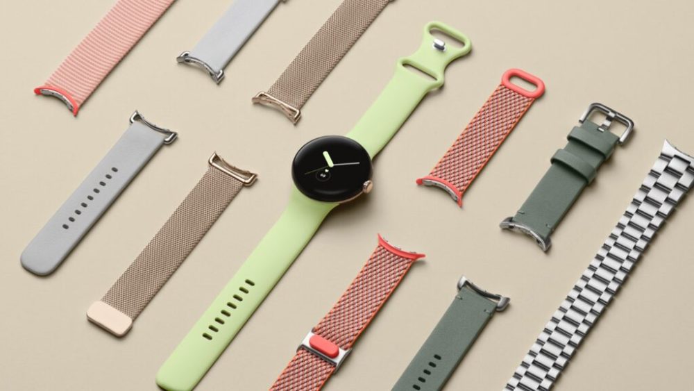 D'autres bracelets de la Pixel Watch. // Source : Google D'autres bracelets de la Pixel Watch. // Source : Google