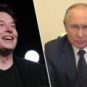 Elon Musk et Vladimir Poutine // Source : Capture d'écran YouTube (Poutine) Elon Musk et Vladimir Poutine // Source : Capture d'écran YouTube (Poutine)