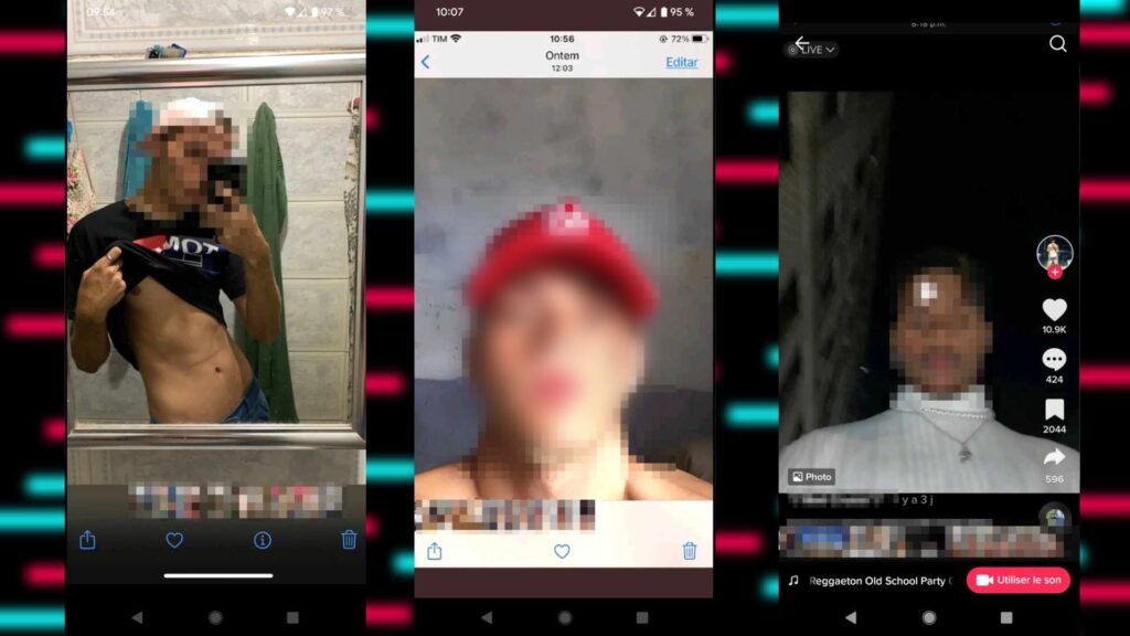 Beaucoup d'utilisateurs de Tiktok ont suivi cette tendance // Source : Montage Numerama Beaucoup d'utilisateurs de Tiktok ont suivi cette tendance // Source : Montage Numerama