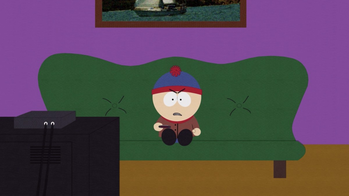 Stan est sur son canapé // Source : South Park Stan est sur son canapé // Source : South Park