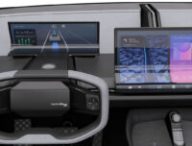 Intérieur du bZ compact suv concept de Toyota // Source : Toyota