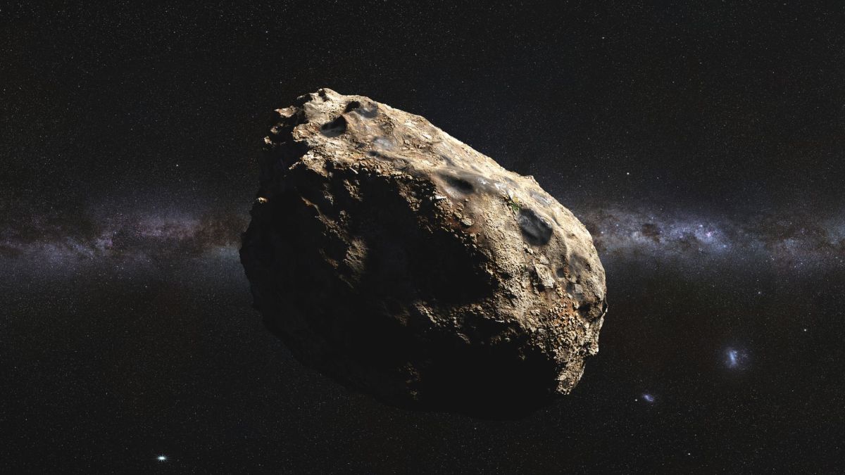 Un astéroïde inoffensif. // Source : Canva Un astéroïde inoffensif. // Source : Canva