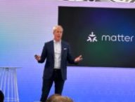 Tobin Richardson, le CEO de l’alliance CSA, lors du lancement de Matter le 3 novembre. // Source : Numerama