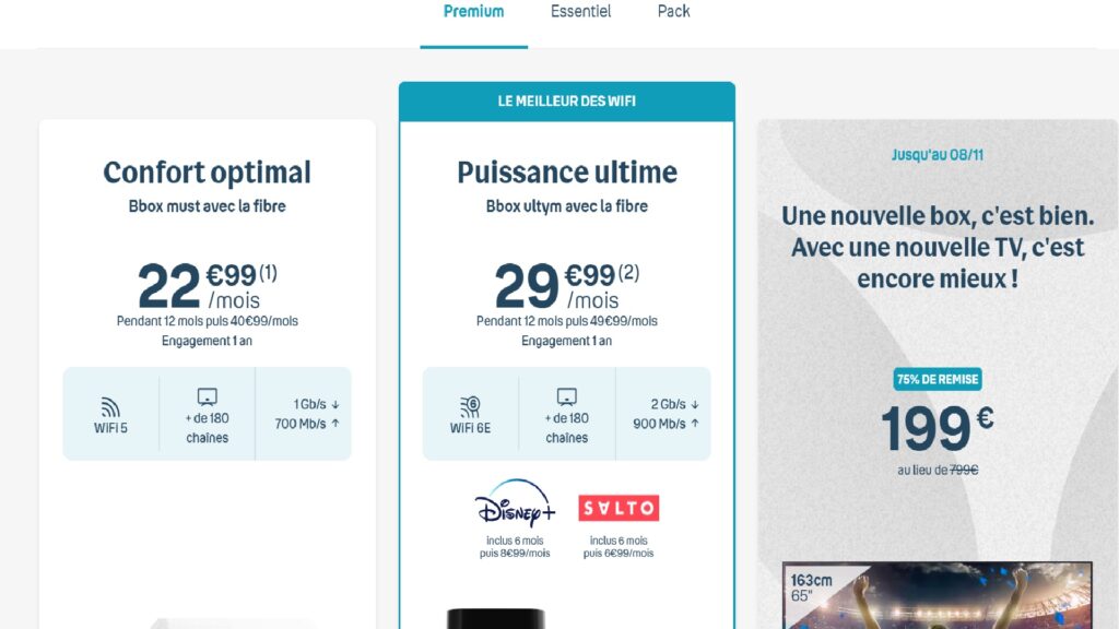 Pensez à consulterl'ensemble des offres Bbox avant de faire votre choix // Source : Bouygues