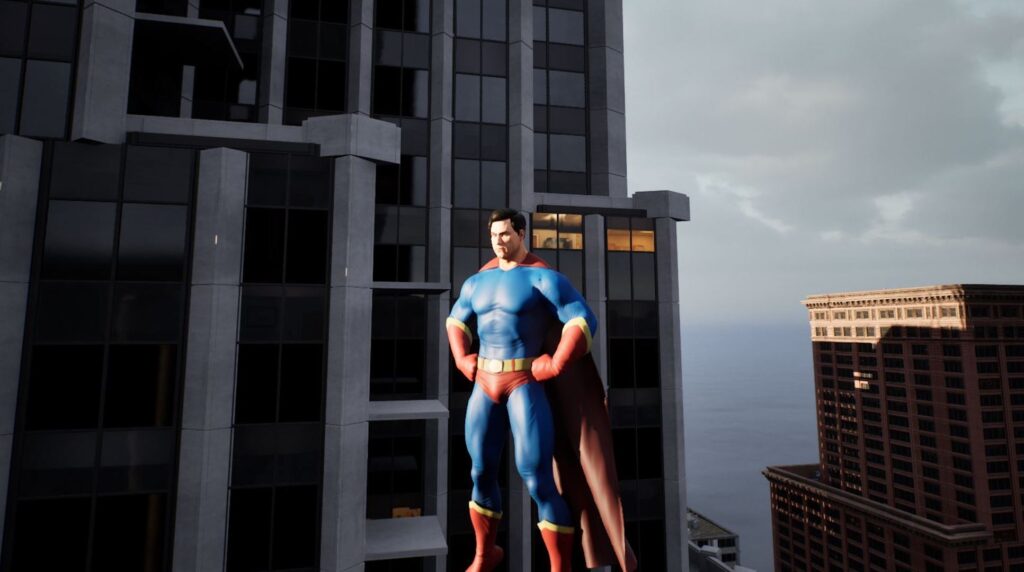 Démo technique Superman sur Unreal Engine 5 // Source : itch.io/Tyson Butler-Boschma Démo technique Superman sur Unreal Engine 5 // Source : itch.io/Tyson Butler-Boschma