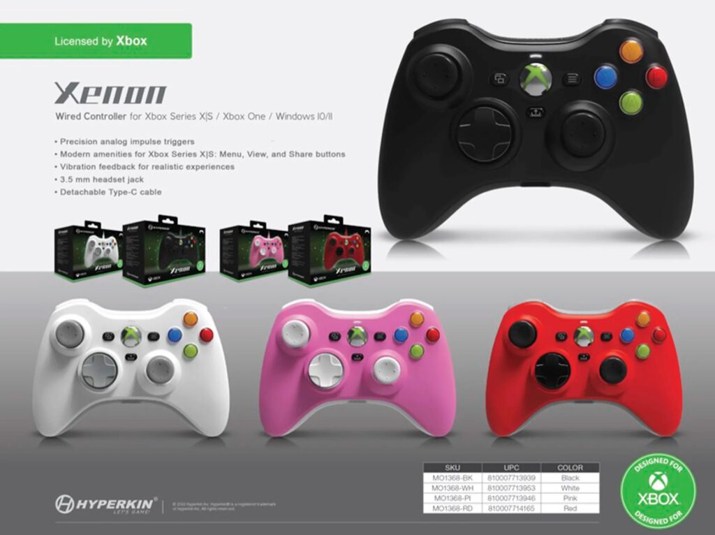 Manette Xbox 360 par Hyperkin // Source : Hyperkin (via The Verge) Manette Xbox 360 par Hyperkin // Source : Hyperkin (via The Verge)