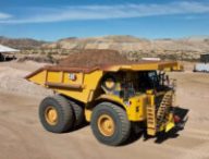 Caterpillar prototype 793 electrique tombereau minier // Source : Capture video Caterpillar