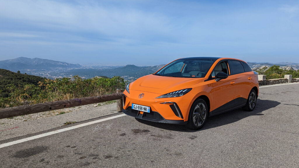 Essai de la MG4 Luxury // Source : Raphaelle Baut Essai de la MG4 Luxury // Source : Raphaelle Baut