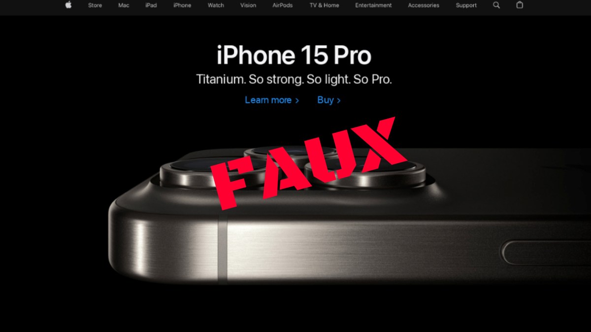 Un faux site d'iPhone profitant du Black Friday. // Source : Kaspersky Un faux site d'iPhone profitant du Black Friday. // Source : Kaspersky