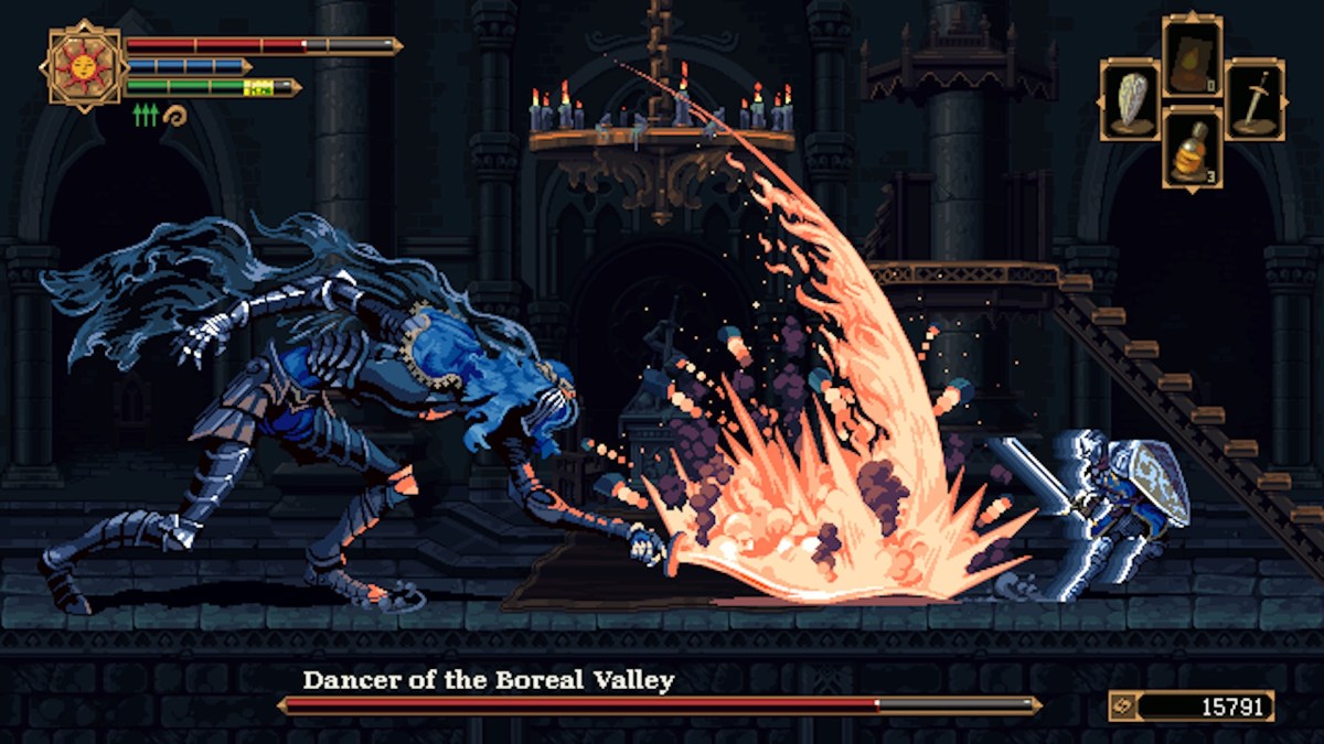 Dark Souls 3 en 2D // Source : Twitter/Thomas Feichtmeir Dark Souls 3 en 2D // Source : Twitter/Thomas Feichtmeir