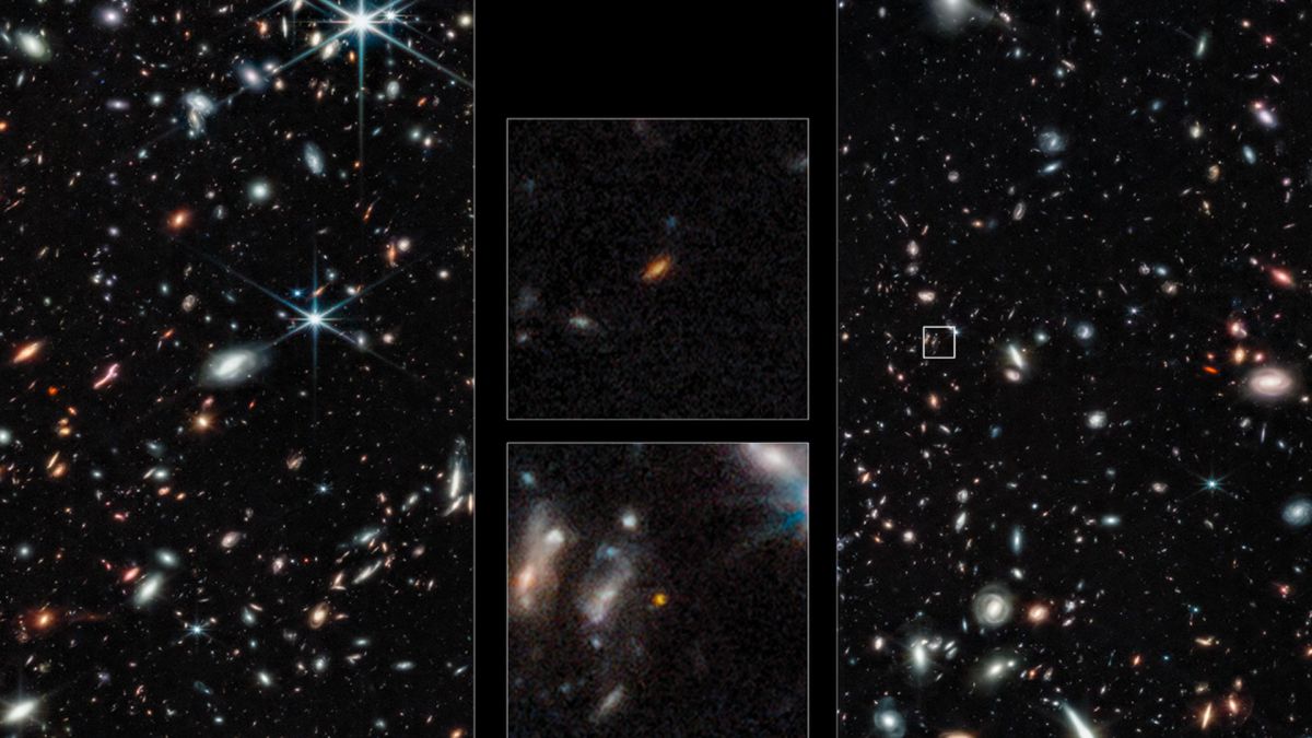 Les galaxies éloignées vues par James Webb. // Source : NASA, ESA, CSA, Tommaso Treu (UCLA) Les galaxies éloignées vues par James Webb. // Source : NASA, ESA, CSA, Tommaso Treu (UCLA)