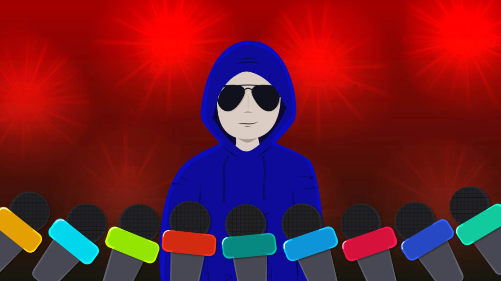 Parfois, les hackers malveillants aiment bien faire parler d'eux... // Source : Illustration Nino Barbey pour Numerama Parfois, les hackers malveillants aiment bien faire parler d'eux... // Source : Illustration Nino Barbey pour Numerama
