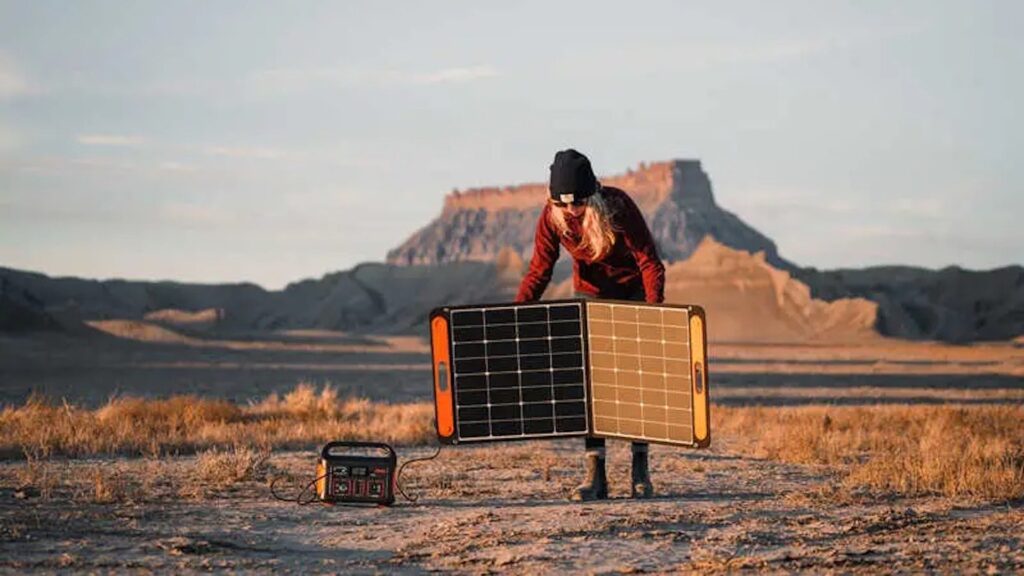 Le générateur solaire Jackery 500. // Source : Jackery. Le générateur solaire Jackery 500. // Source : Jackery.