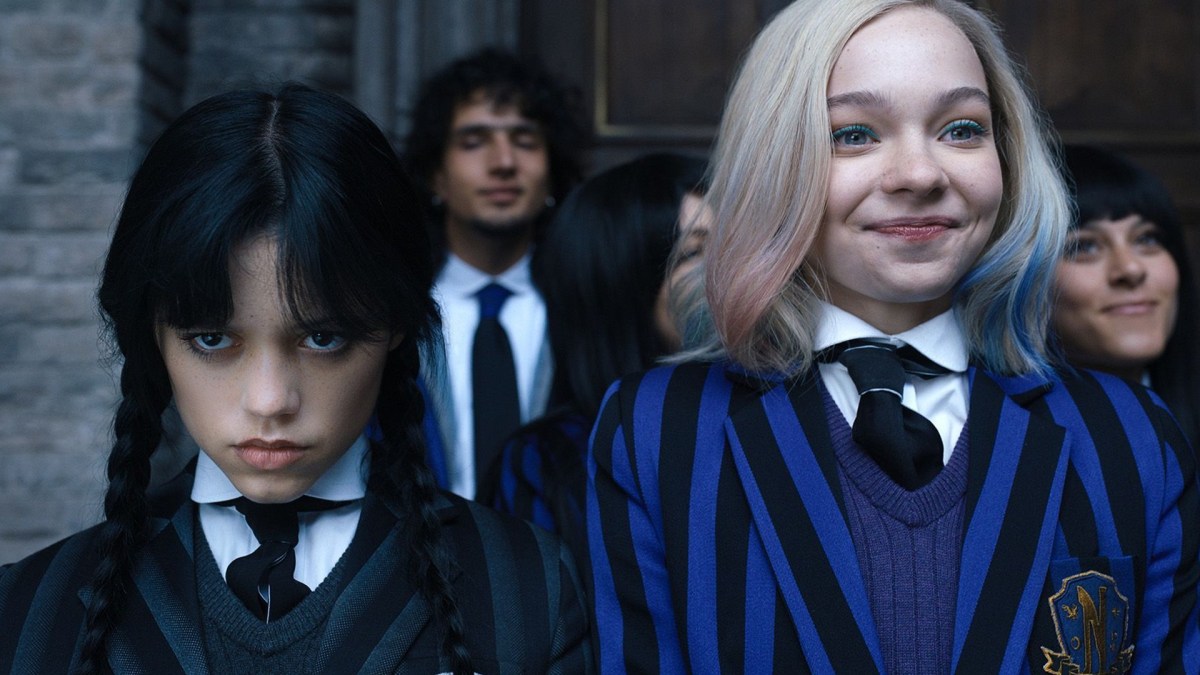 Mercredi et Enid dans la série Netflix // Source : Netflix Mercredi et Enid dans la série Netflix // Source : Netflix