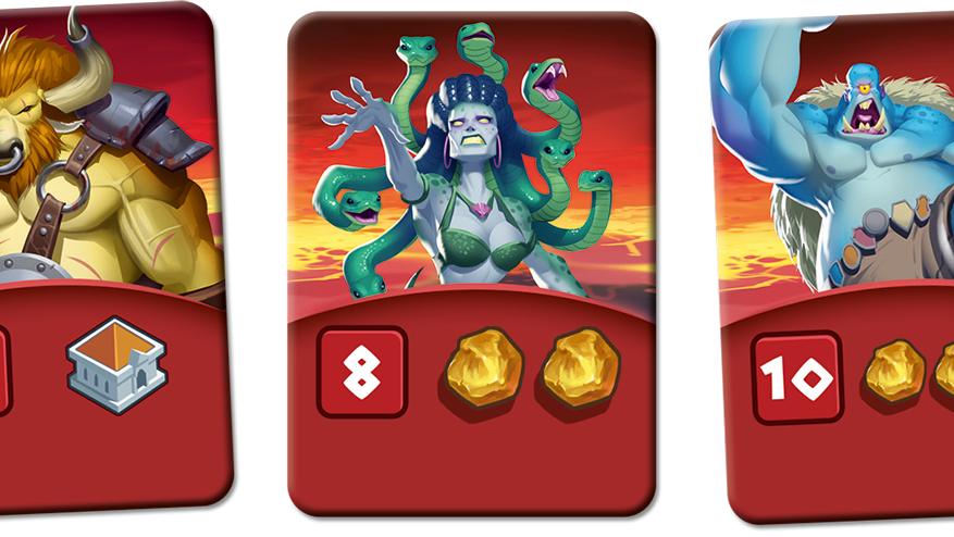 Quelques créatures dont il faut débarrasser notre île // Source : Catch Up Games