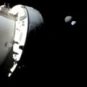 L'éclipse de Terre vue par Orion. // Source : Via Twitter @ESA_fr L'éclipse de Terre vue par Orion. // Source : Via Twitter @ESA_fr