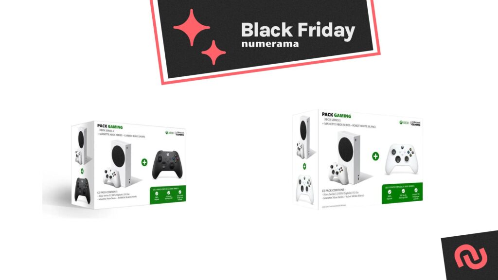 Offre Black Friday : Pack Xbox Series S + 1 manette Offre Black Friday : Pack Xbox Series S + 1 manette