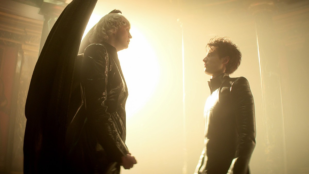 Lucifer et Morpheus, Sandman. // Source : Netflix Lucifer et Morpheus, Sandman. // Source : Netflix