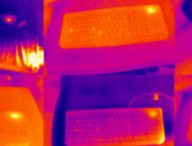 Un mot de passe deviné grâce aux images thermiques // Source : Université de Glasgow Un mot de passe deviné grâce aux images thermiques // Source : Université de Glasgow