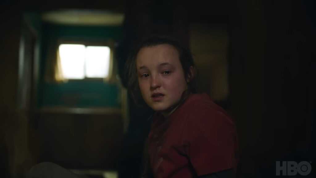 Bella Ramsay incarne Ellie dans la série The Last of Us // Source : HBO Max / YouTube Bella Ramsay incarne Ellie dans la série The Last of Us // Source : HBO Max / YouTube