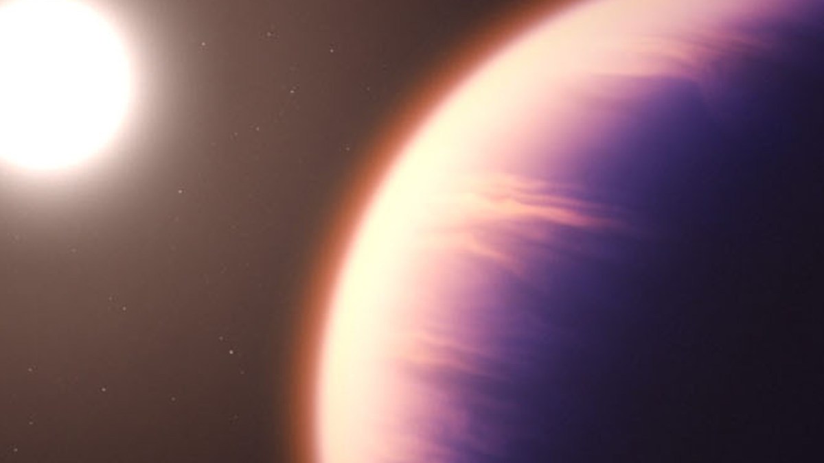 L'exoplanète Wasp 39 b // Source : Nasa/JWST L'exoplanète Wasp 39 b // Source : Nasa/JWST