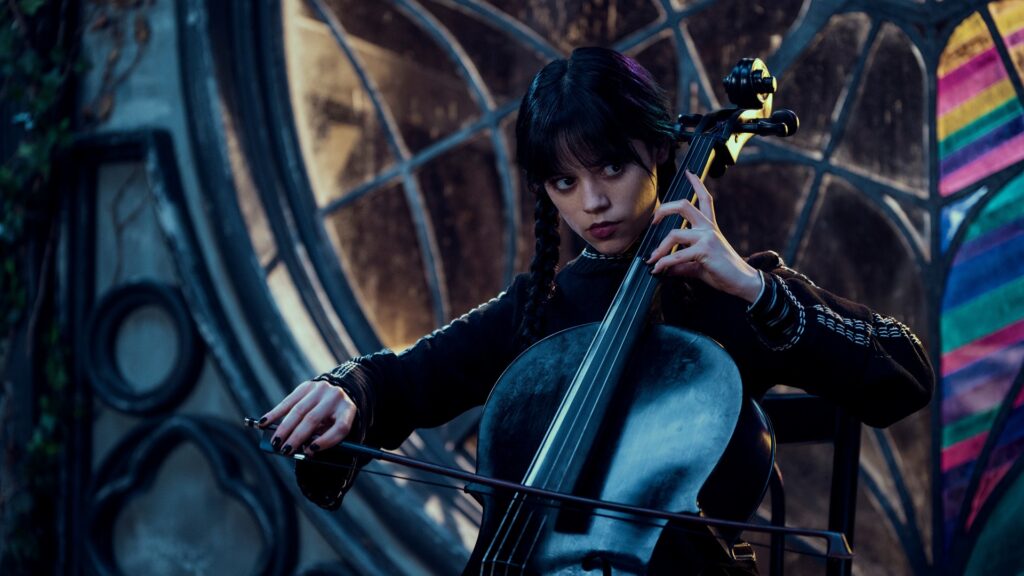 Jenna Ortega est bluffante dans le rôle de Mercredi Addams // Source : Netflix Jenna Ortega est bluffante dans le rôle de Mercredi Addams // Source : Netflix
