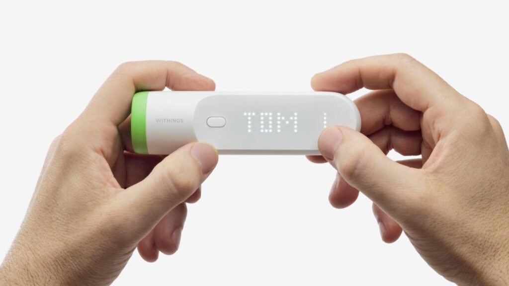 Le Withings Thermo // Source : Withings Le Withings Thermo // Source : Withings