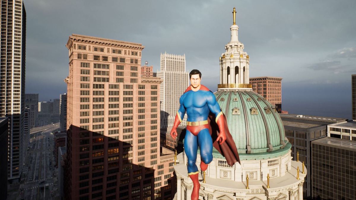 Démo technique Superman sur Unreal Engine 5 // Source : itch.io/Tyson Butler-Boschma Démo technique Superman sur Unreal Engine 5 // Source : itch.io/Tyson Butler-Boschma