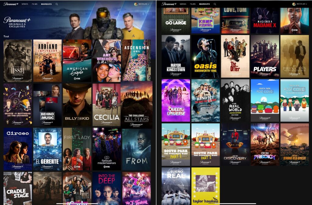 Tous les contenus exclusifs à Paramount+ sont disponibles en VF et en VOST. // Source : Capture Numerama Tous les contenus exclusifs à Paramount+ sont disponibles en VF et en VOST. // Source : Capture Numerama