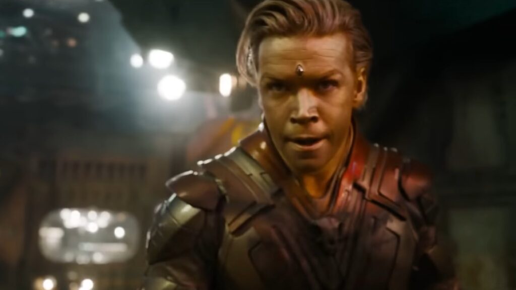 Adam Warlock dans le trailer des Gardiens de la Galaxie 3. // Source : Marvel Adam Warlock dans le trailer des Gardiens de la Galaxie 3. // Source : Marvel