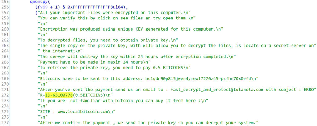 « Le serveur va détruire toutes les données dans les 24h ». Le message laissé par le malware. // Source : Kaspersky « Le serveur va détruire toutes les données dans les 24h ». Le message laissé par le malware. // Source : Kaspersky