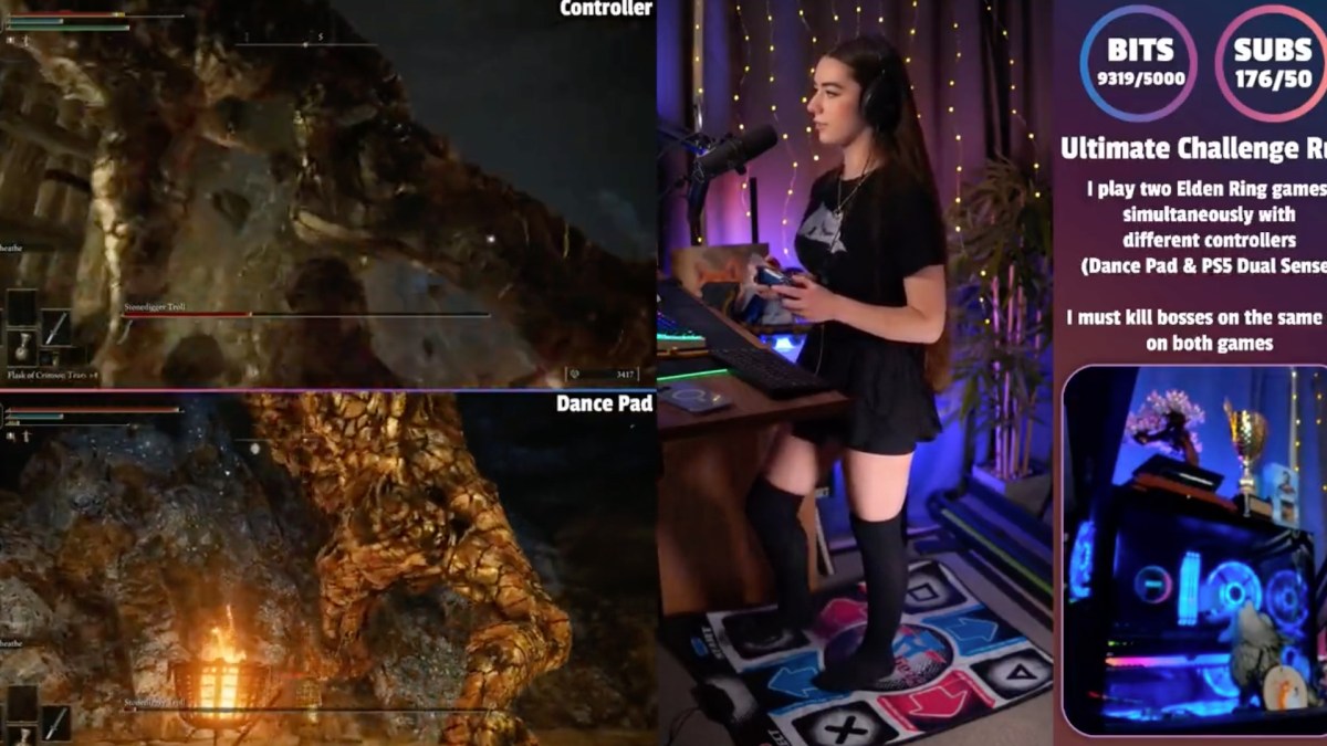 Elle termine deux parties d’Elden Ring en même temps // Source : Twitch MissMikkaa Elle termine deux parties d’Elden Ring en même temps // Source : Twitch MissMikkaa